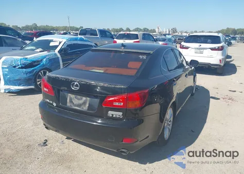 2008 Lexus Is 250 z USA, uszkodzony, nr VIN JTHBK262085075558